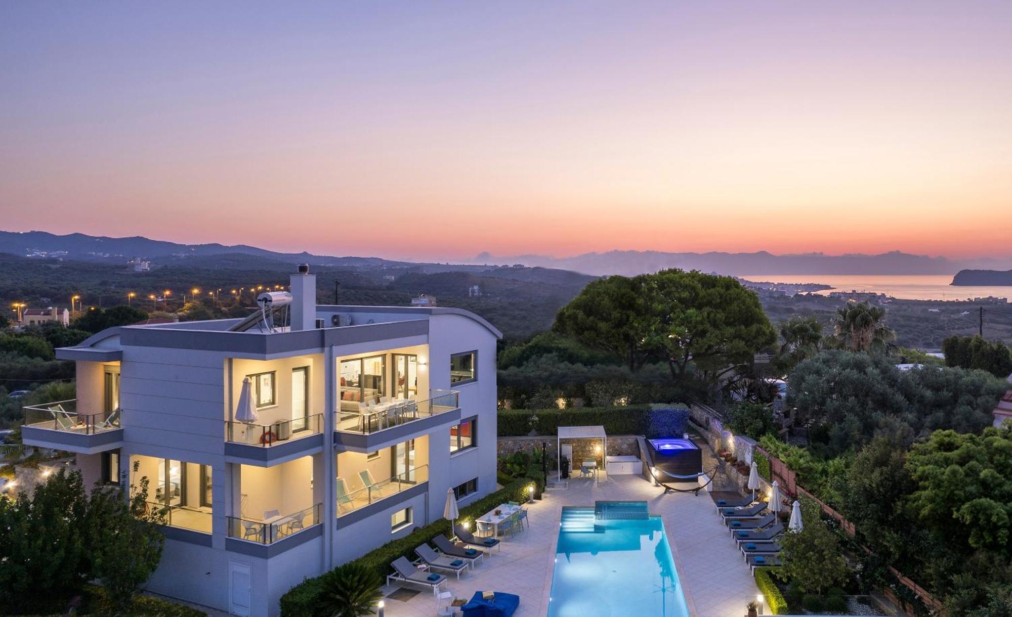 Villa Elysium Seaview Oasis Kato Galatas Exterior foto